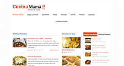 Desktop Screenshot of cocinamama.com