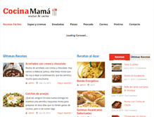 Tablet Screenshot of cocinamama.com